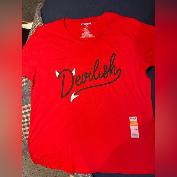 Womens devilish shirt, perfect for Valentines day - Picture 3 of 7